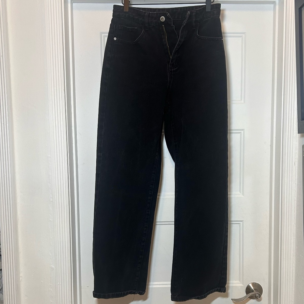 Dark Black Jeans